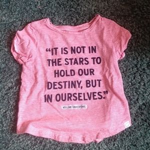 Girls quote shirt